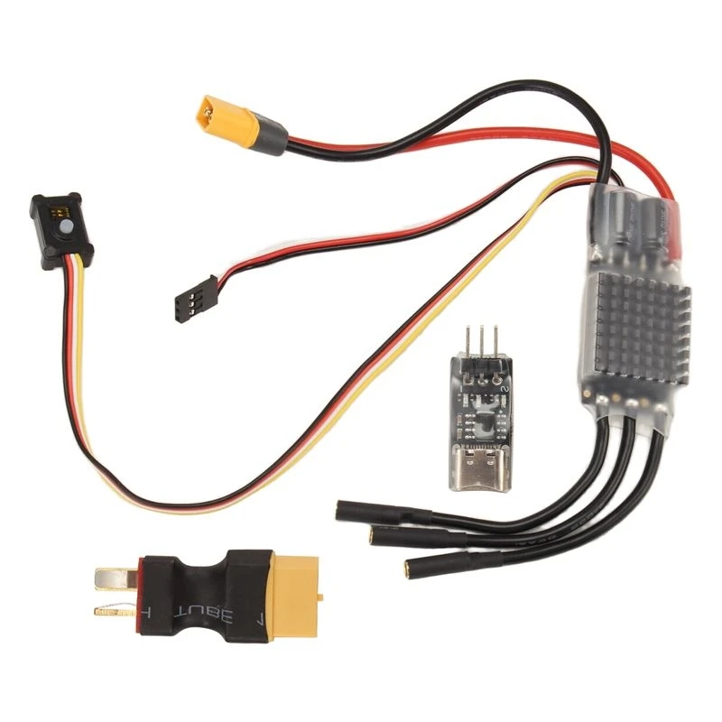 AS96-For RC AM32 ESC Open Source External Brushless Motor 80A For RC Crawler Axial SCX10 Traxas TRX-4 TRX-6