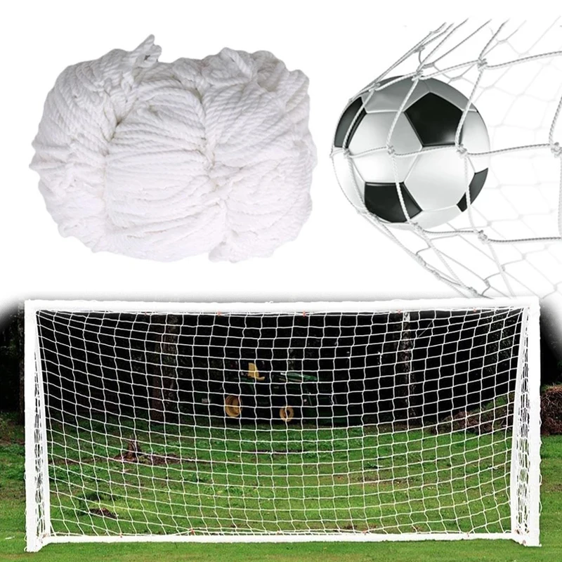 Football Training Net Soccer Goal Net Durable Training Post Mesh For Football Gate Match Junior Outdoor Sports Practice Fitness