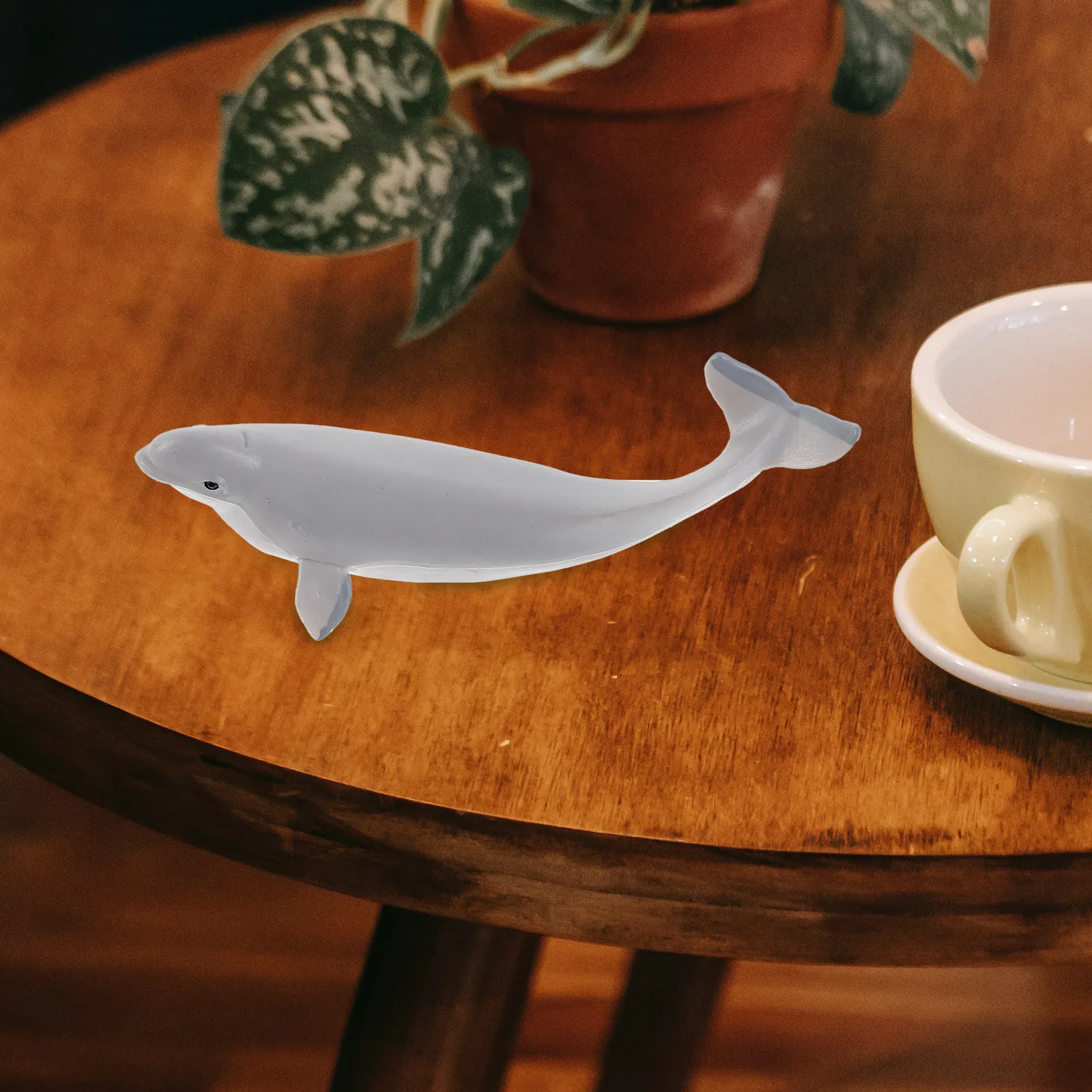 

Realistic Simulation Whale Figure Artificial Whale Ornament Lifelike Marine Animal Decor Desktop Kids Educational Recognition