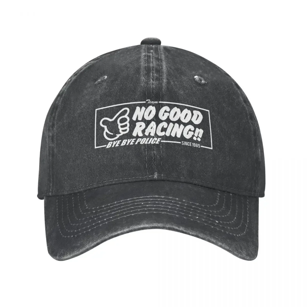 

JDM No Good Racing! Men Women Baseball Cap Distressed Cotton Hats Cap Classic Outdoor Activities Adjustable Fit Sun Cap