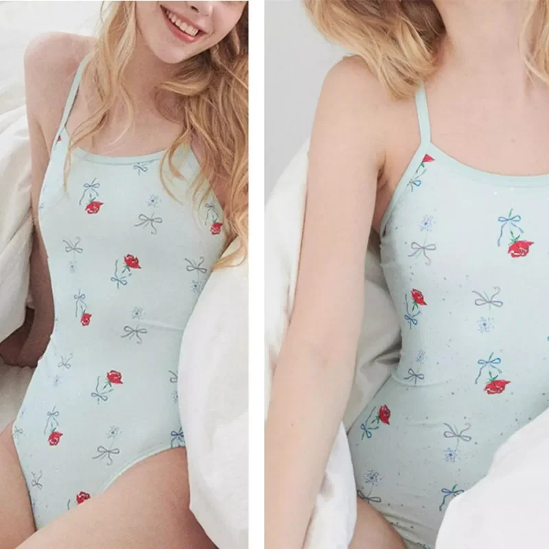 

Stunning Sweet Swimsuit Professional Racing Style Training One-Piece Backless Swimwear Women's Bikini Set Sporty Design