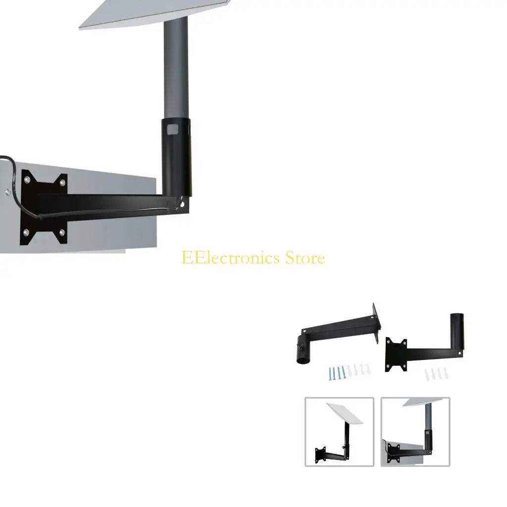 b03c-adjustable-angle-metal-wall-mount-bracket-for-gen3-dish-outdoor-wall-mounting-roof-support-holder