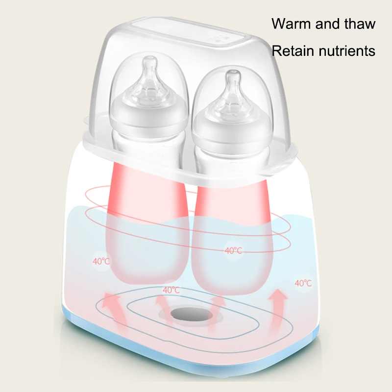 Podgrzewacz do butelek sterylizator butelek automatyczne podgrzewanie mleka w stałej temperaturze 2 w 1 podgrzewacz do butelek dla niemowląt podgrzewacz do butelek