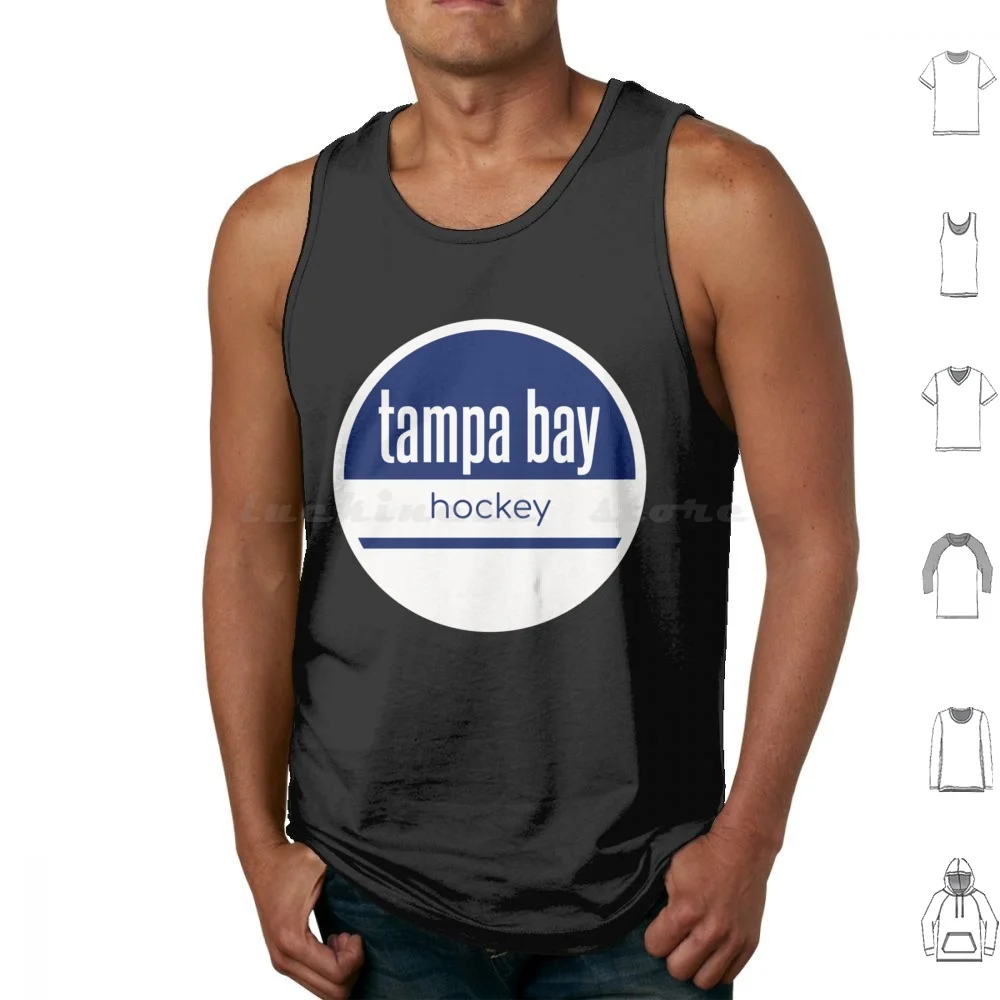 Camisetas sin mangas de Hockey de Tampa Bay, estampado de algodón, pernos Go Bolt, relámpago de Hockey, equipo de Hockey sobre hielo de Tampa Bay