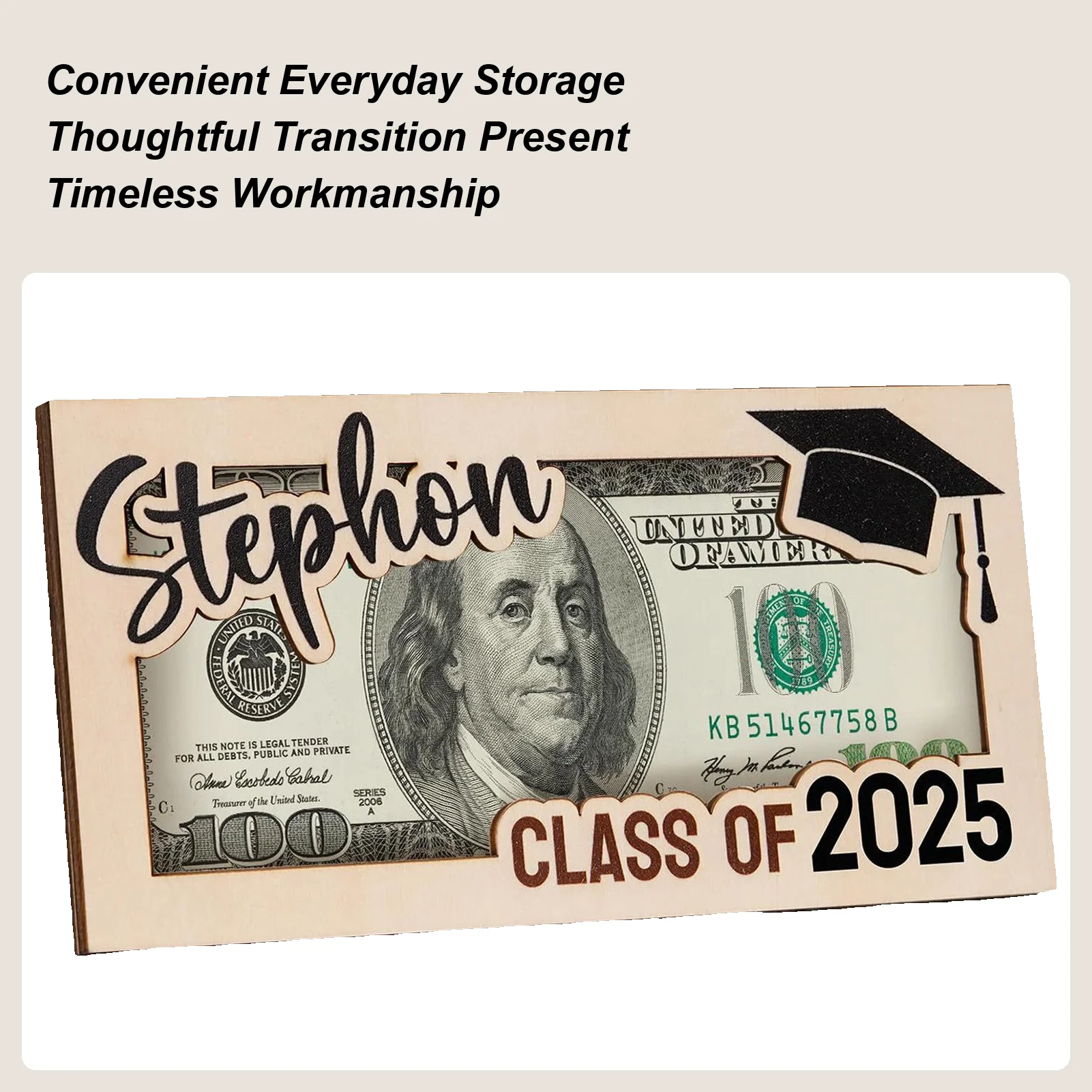 Graduation Cash Holder Graduation Money Wallet High School Decorations Congrats Grad Keepsake Decor For University College