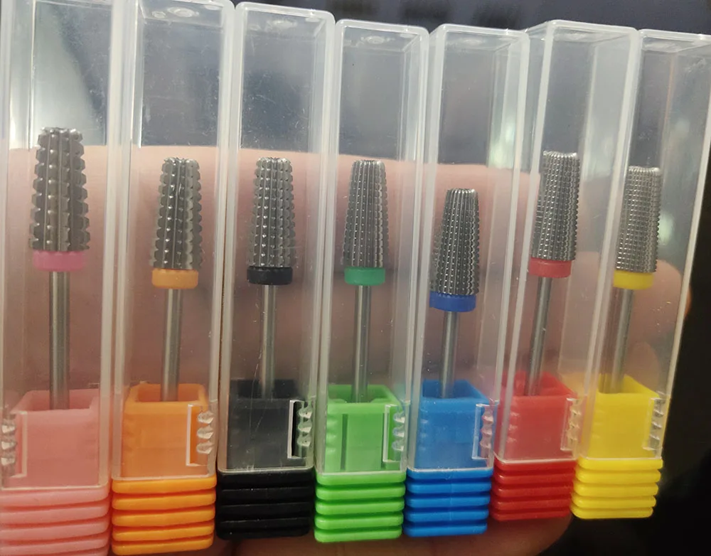 5 في 1 اتجاهين كربيد مسمار لقمة ثقب مانيكير باديكير آلة قاطعة المطحنة ملفات الأظافر إزالة هلام البولندية مسمار أدوات الرسم