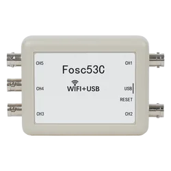 Fosc53C 1M  Wi-Fi USB Oscilloscope 5-channel synchronous input Laboratory electrical repair automotive handheld oscilloscope