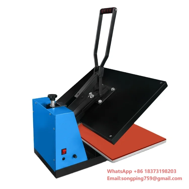 

High Quality Semi-Automatic Heat Press Transfer Machine Manual Flatbed T-Shirt Printing Large Size 60*80 for Printing Shops