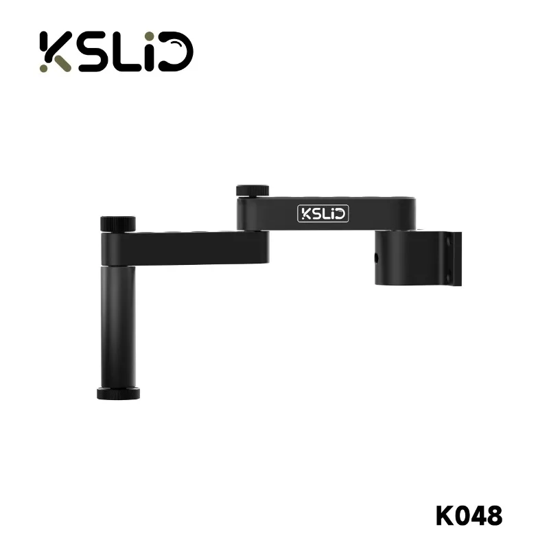 KSLID K048 Microscope Swing Arm Metal Universal Telescopic Folding 360° Single Arm Fixed Lifting Maintenance Inspection Bracket