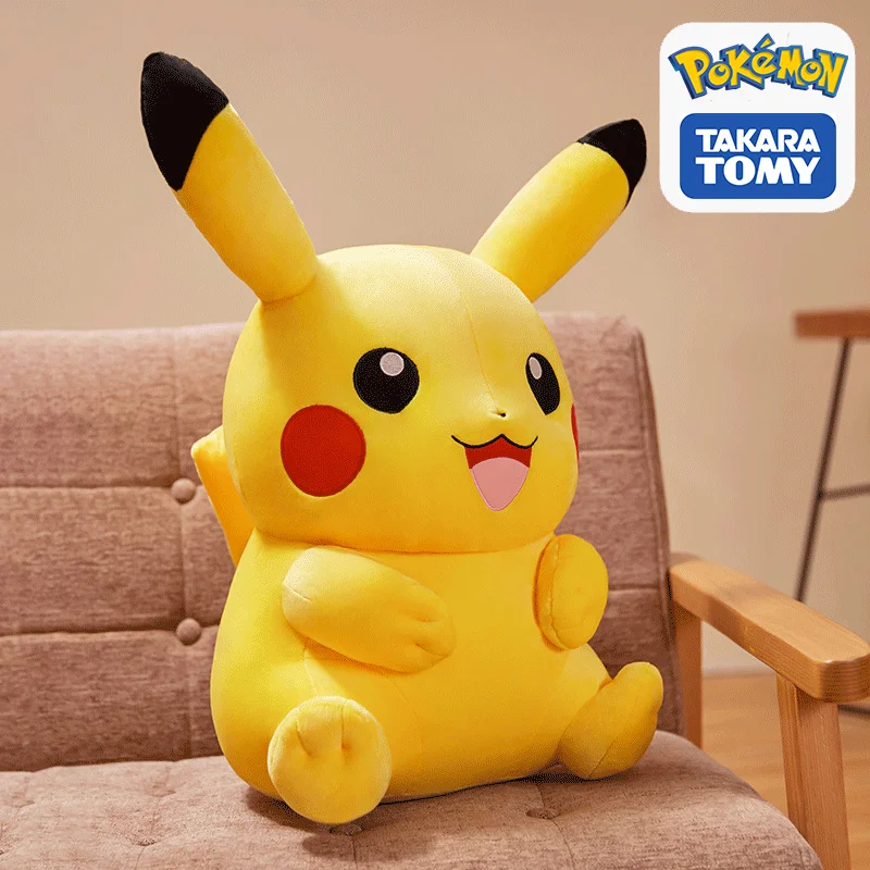 Cute Pikachu Plushies Doll Anime Pokemon Kawaii Large Stuffed Plush Toys Soft High Quality Fill Christmas Gifts For Children