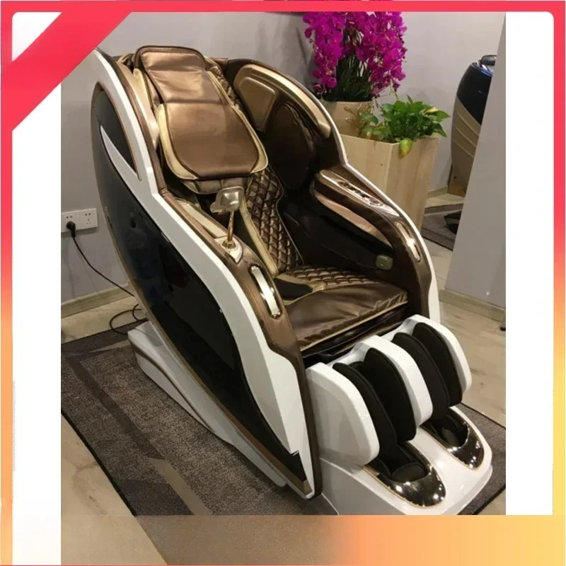 luxury 4d massage chair 2022 voice zero gravity luxury  commercial full body massage chair 4d shiatsu sl track