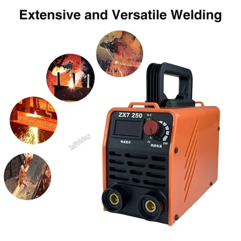 ZX7-250 Mini welding machine inverter electric welding machine welding machine 110v220v adjustable current 20-20-hand arc welding equipment