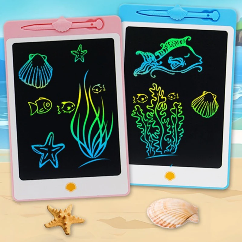 10 Inch LCD Handwriting Board Shell Graffiti Hand-Color Writing Board Eye Protection Drawing Board,Light Pink Easy To Use