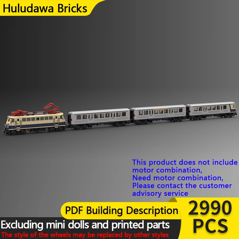 

City Car Model MOC Building Bricks Silberling Passenger Train Modular Technology Children Holiday Gifts Assemble Toys Suit