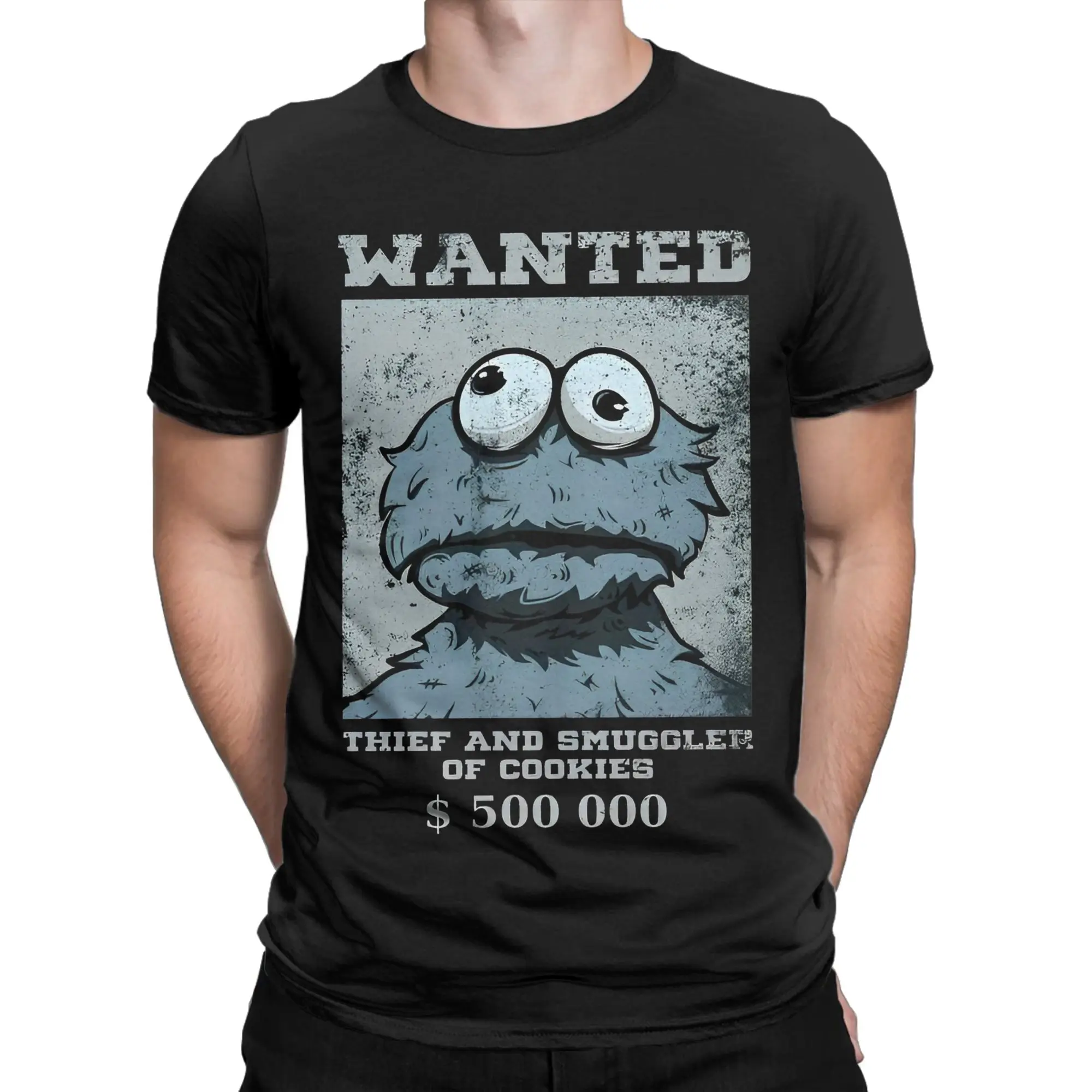 Men Women Cookie Monster Sesames Streets T Shirt Cartoon Cotton Clothing Novelty Short Sleeve O Neck Tees New Arrival T-Shirts