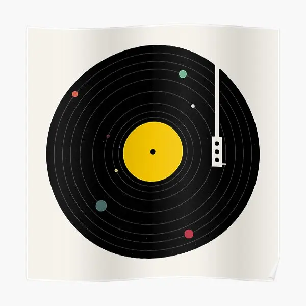 Póster de música en todas partes para pared, decoración divertida para habitación, imagen para el hogar, pintura Mural Vintage moderna, decoración artística, impresión sin marco