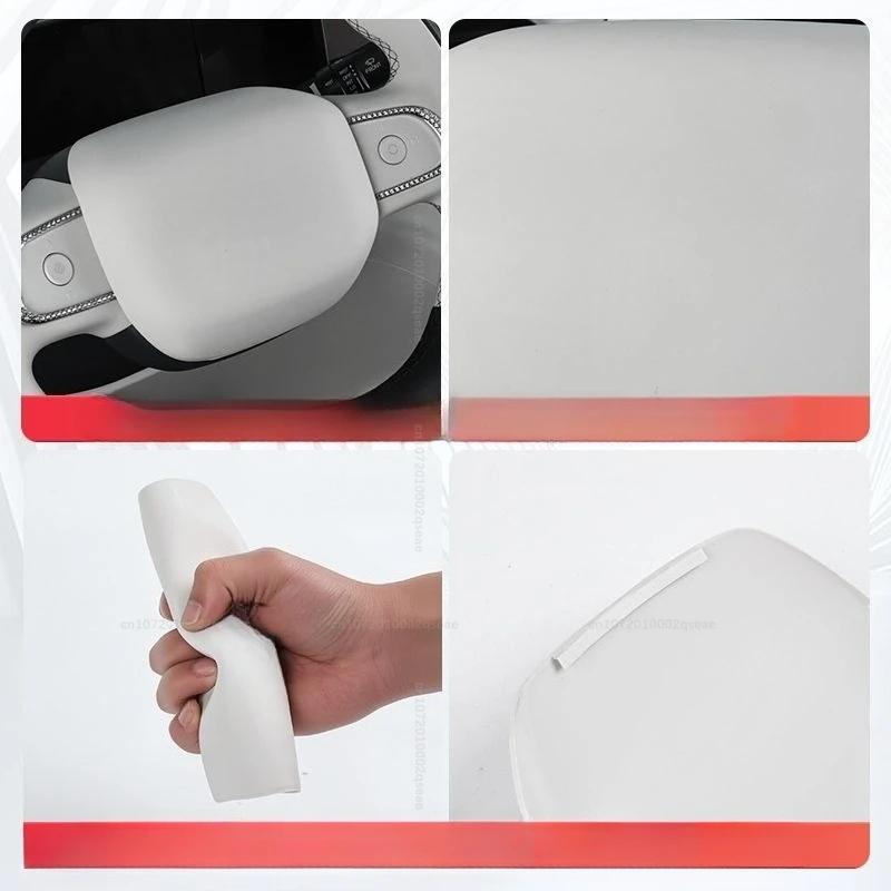 Für Geely EX2 / Proton eMAS 5 2025 2026 Auto-Lenkrad-Silikonabdeckung Rutschfest Verschleißfest Innenzubehör – Detail 4