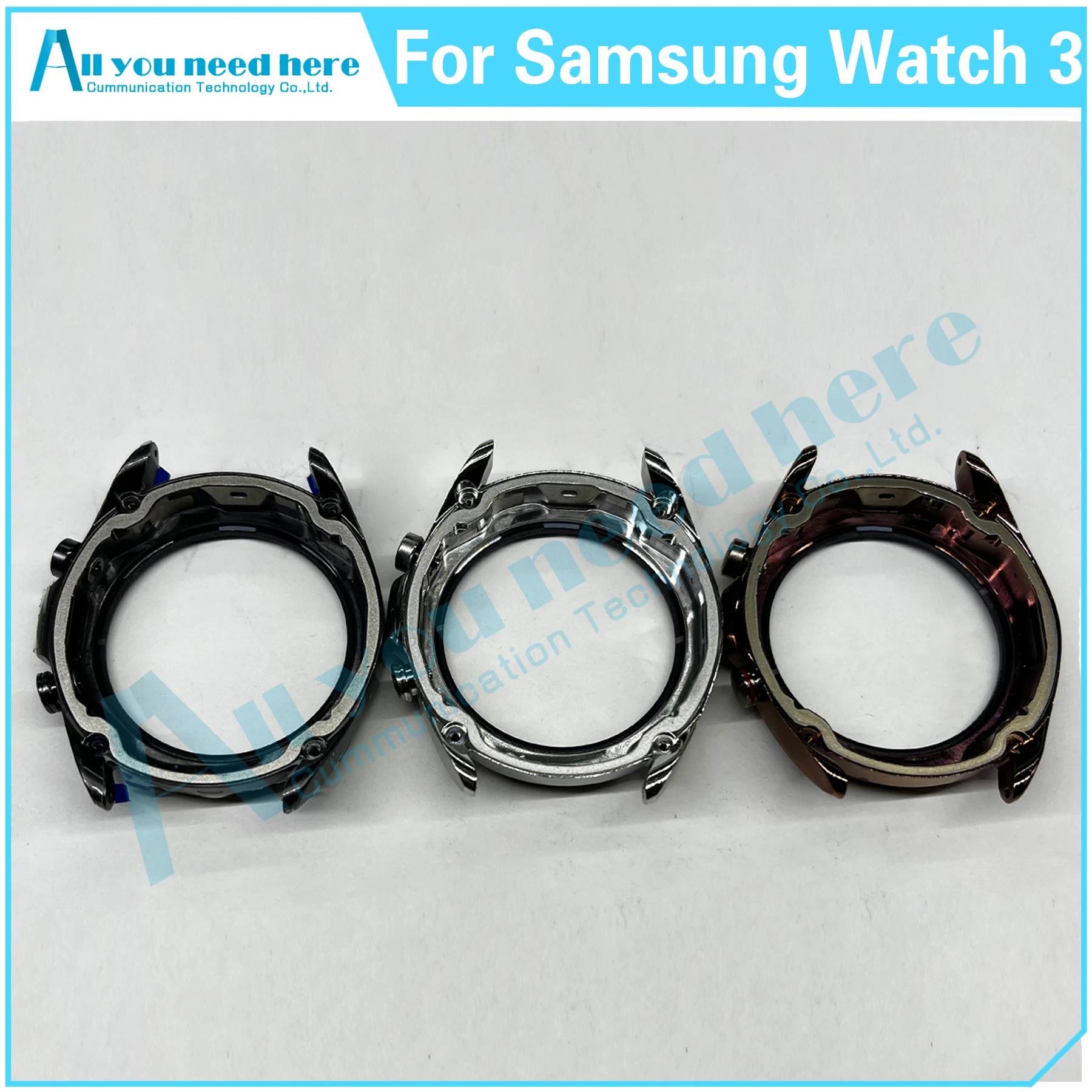 For Samsung Galaxy Watch 3 SM-R840 SM-R845 45mm / Watch3 SM-R850 SM-R855 41mm Middle Frame LCD Support Mid Faceplate Bezel