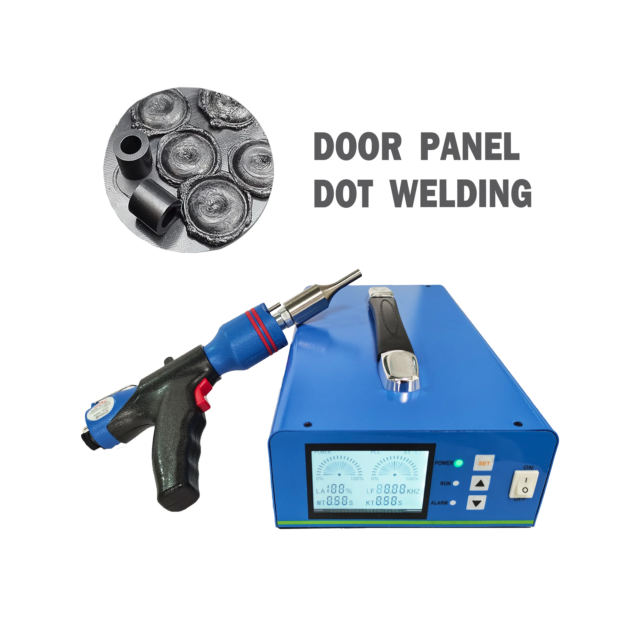 2026-28KHZ Portable Hand-held Small Spot Ultrasonic Welding Machine FLT  Ultrasonic Plastic Spot Welding Machine 35khz