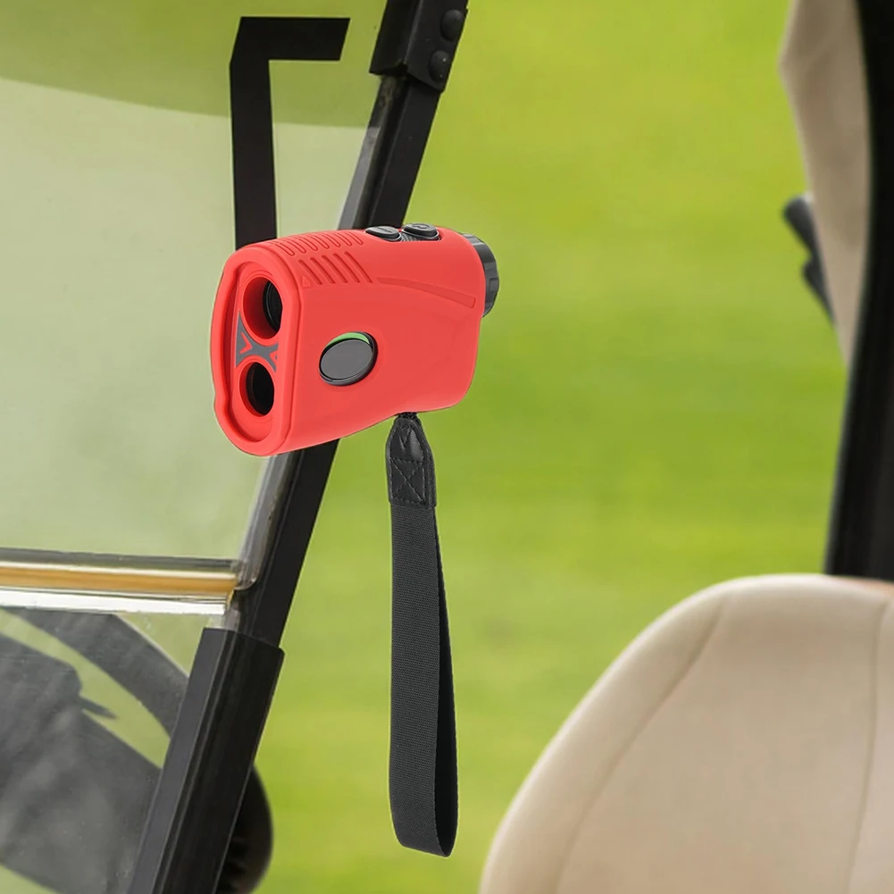 

Silicone Case For Golf Rangefinder Red Portable Full Protection Cover With Wrist Lanyard For Calla-way 300 Pro Rangefinder