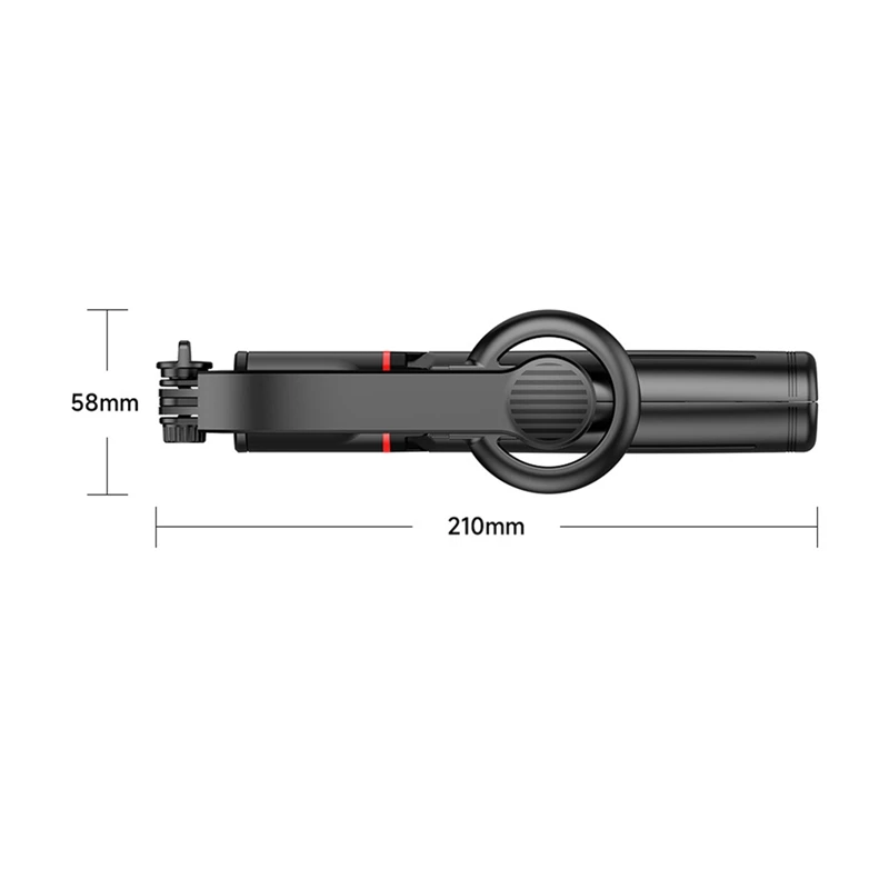 스마트폰용 마그네틱 셀카봉 삼각대, 리모컨 포함, 내구성 있는 휴대폰 스탠드, 아이폰 14, 13, 12 프로 맥스