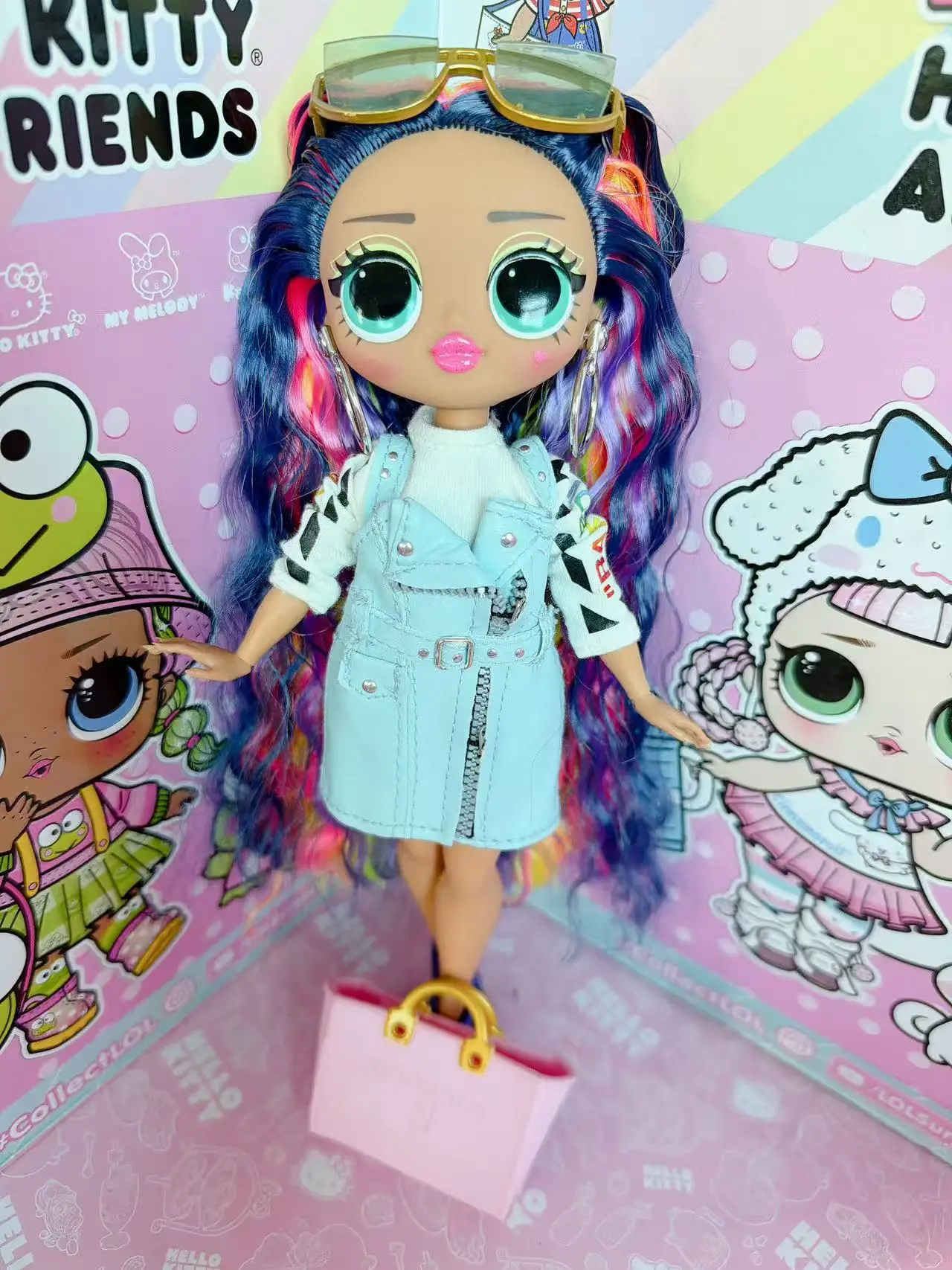 New genuine lol doll OMG FIERCE Swag girlfriend 25-30CM girl playhouse joint movable toy girl birthday gift no box