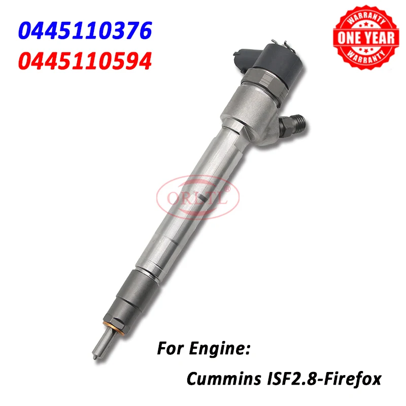 

NEW Injector 0445110376 Diesel Fuel Nozzle 0445110594 OEM 5285744 For Cummins ISF2.8-Firefox