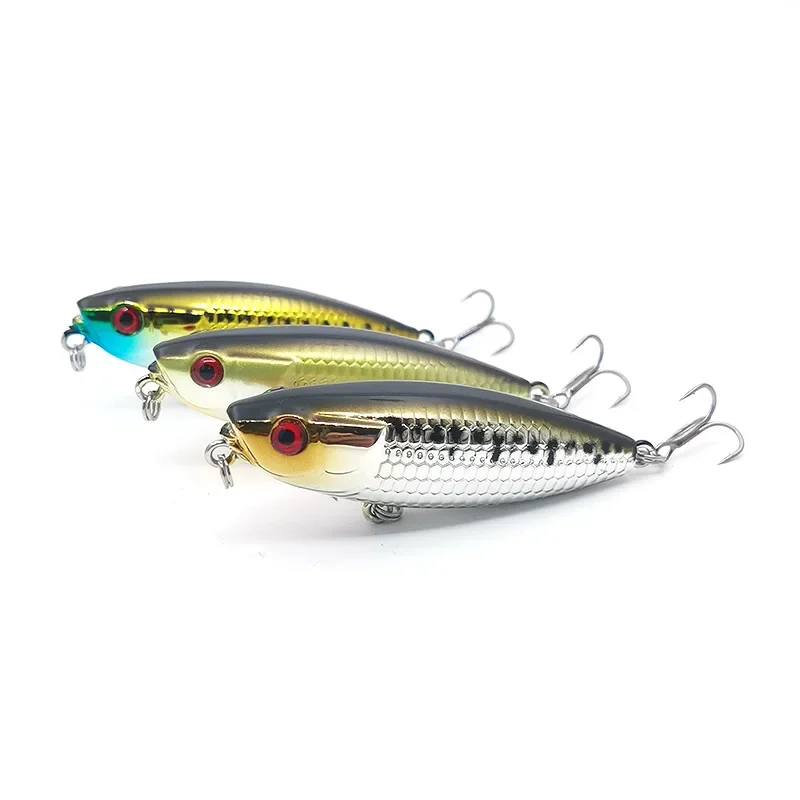 New Mini Wobblers Pencil Floating Isca Artificial Fishing Lure Hard Bait Plastic Crankbait Fishing Sea Bass japan Pesca Walk dog