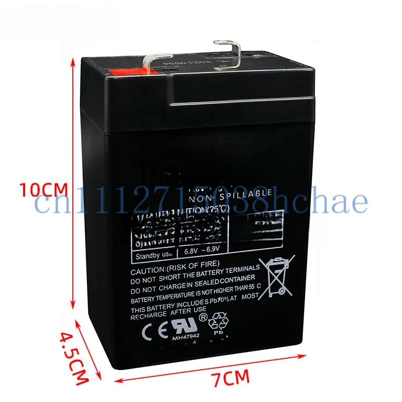For Aroma 6V4.5AH Batery for Children Rechargeable Lead-acid Accumulator Backup Power Maintenance-free