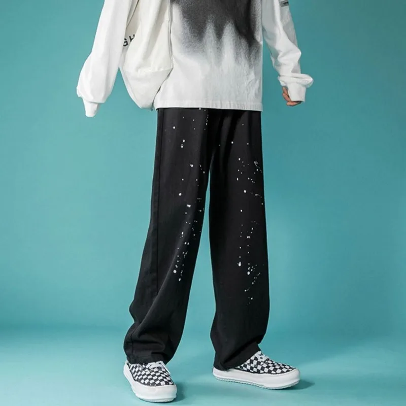 Men's Clothing Spring Summer New Arrival Fashionable Casual Versatile Loose Fit Slim Straight Leg Long Pants Comfortable