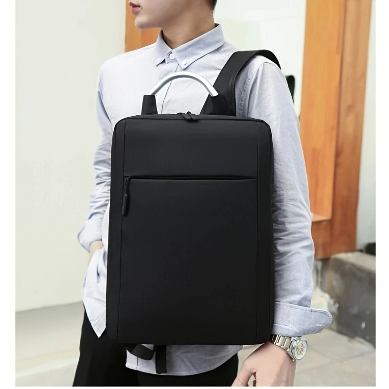 Student Backpack Men and Women Laptop Bag Business Backpack With Aluminum Handle