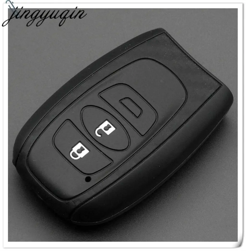 jingyuqin Carbon Silicone Car Smart Key Fob Case for Subaru Legacy Impreza Forester XV Trezia BRZ WRX Levorg Outback Fiber Cover