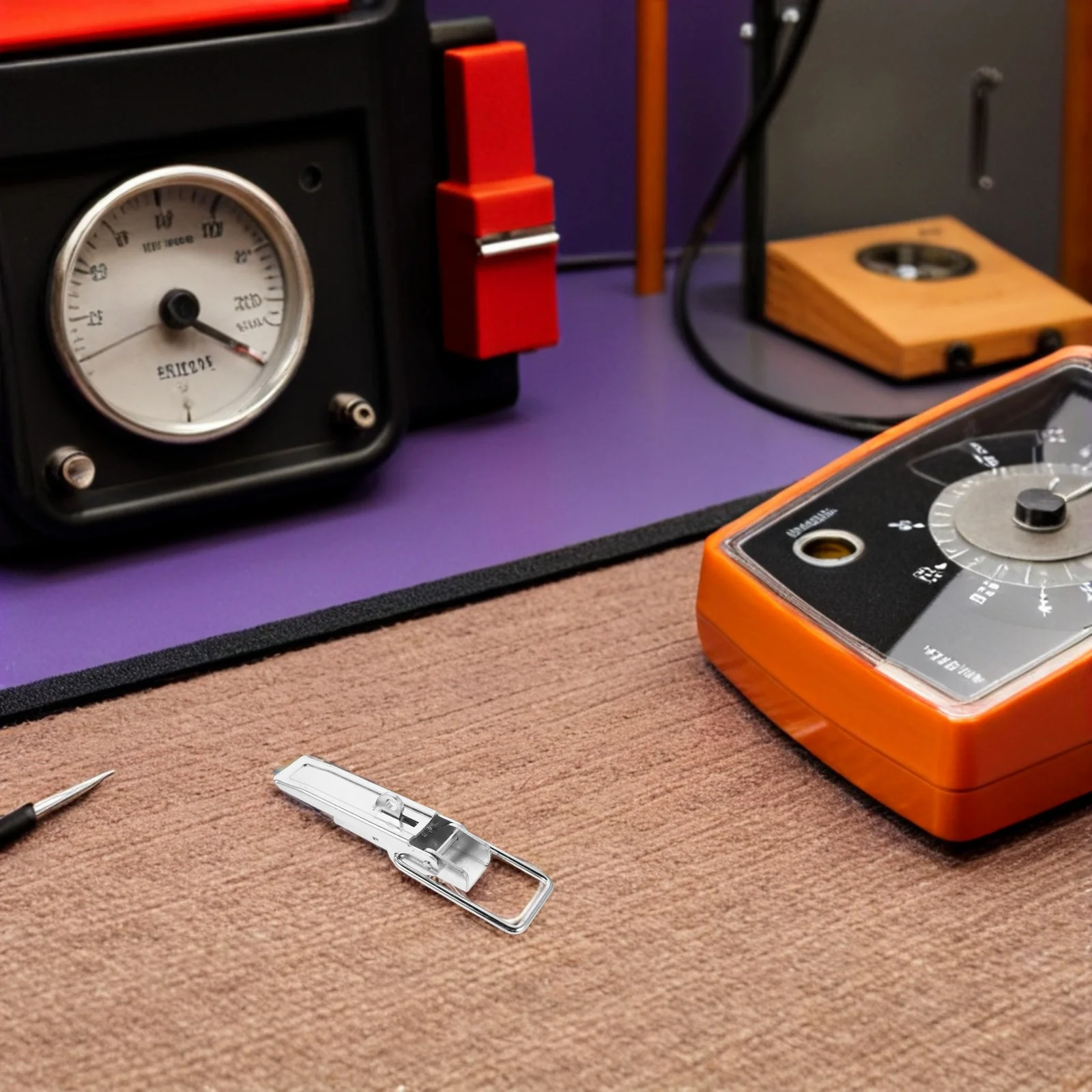 

2 шт., сверхмощная промышленная защелка, сверхмощная тумблерная защелка, оцинкованное железо, ящик для инструментов для грузовика, сменный замок, пряжка