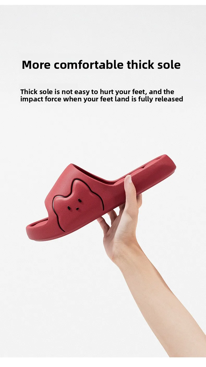 Rutschfeste Badesandalen für Zuhause, EVA-Hausschuhe mit weicher Sohle für Damen und Herren, leichte, atmungsaktive und geruchsneutrale Outdoor-Slipper – Detail 6
