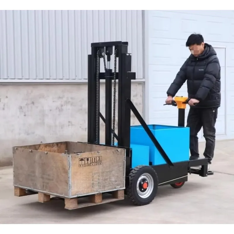 

Station Driven Small and Simple Legless Stacker Crane Hydraulic Lift Factory Handling Lift Loading and Unloading Forklift