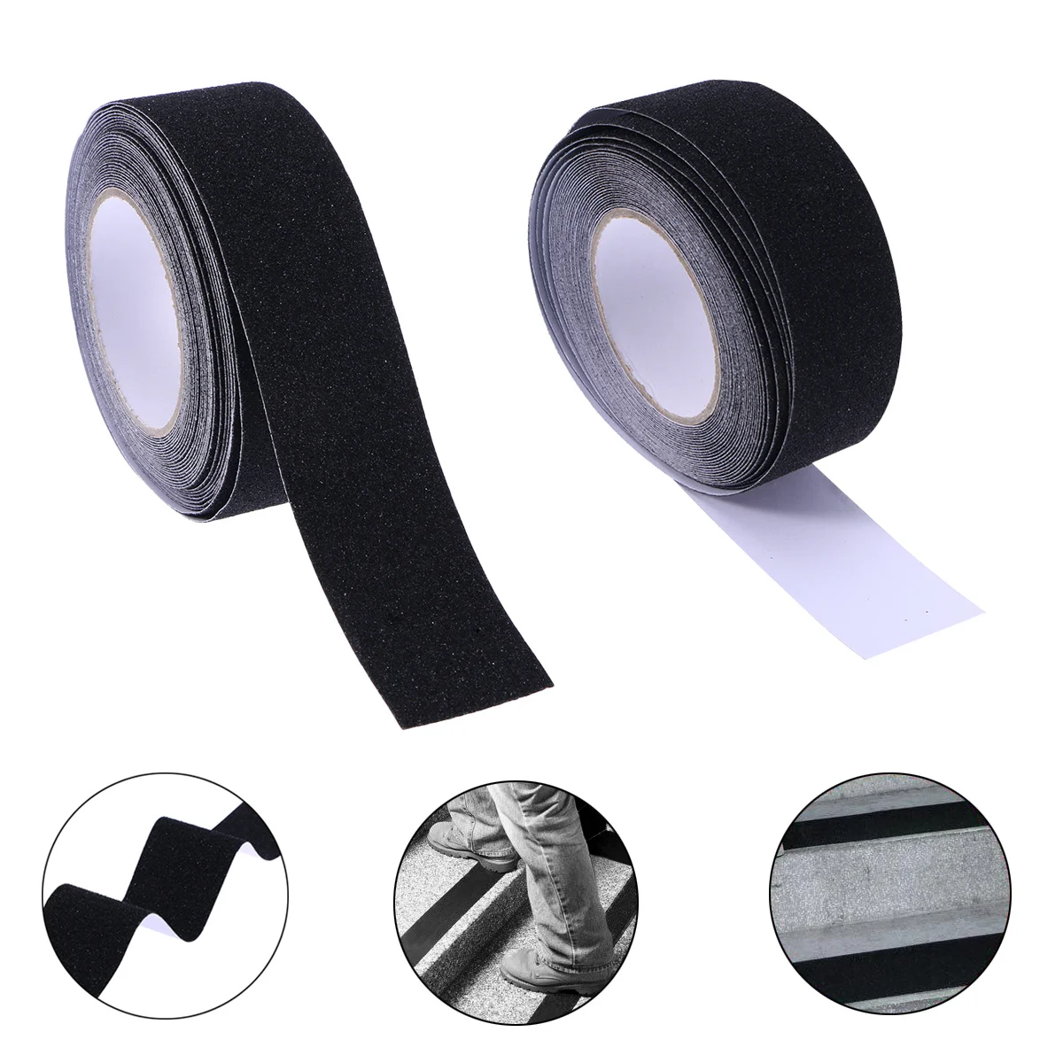 

10M Anti Slip Tape Black High Grip For Stair Treads Steps Ladders Ramps Scaffolding Buses Non Adhesive Backed Tape Stair Strip