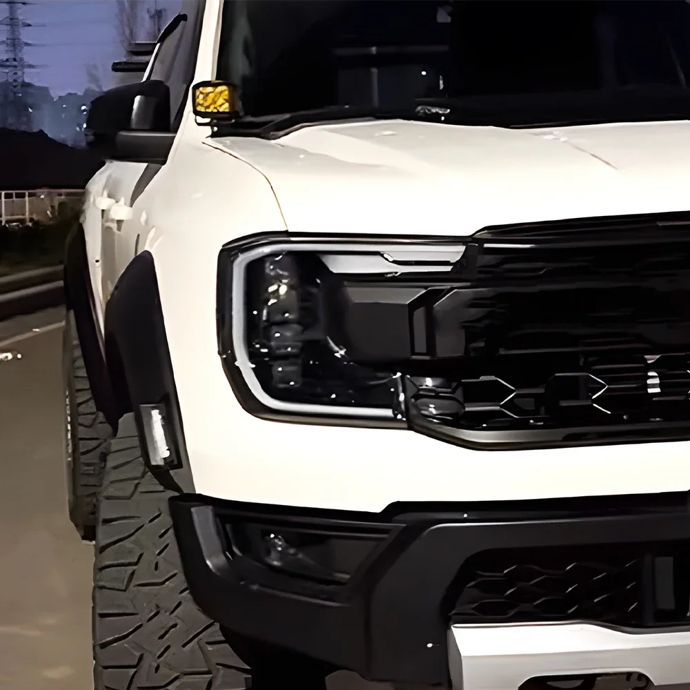 

Car Front Lamps For Ford Ranger 2022-2024 LED Auto Headlights Assembly Upgrade Dynamic DRL 4 Projector Lens Tool Car Accessories