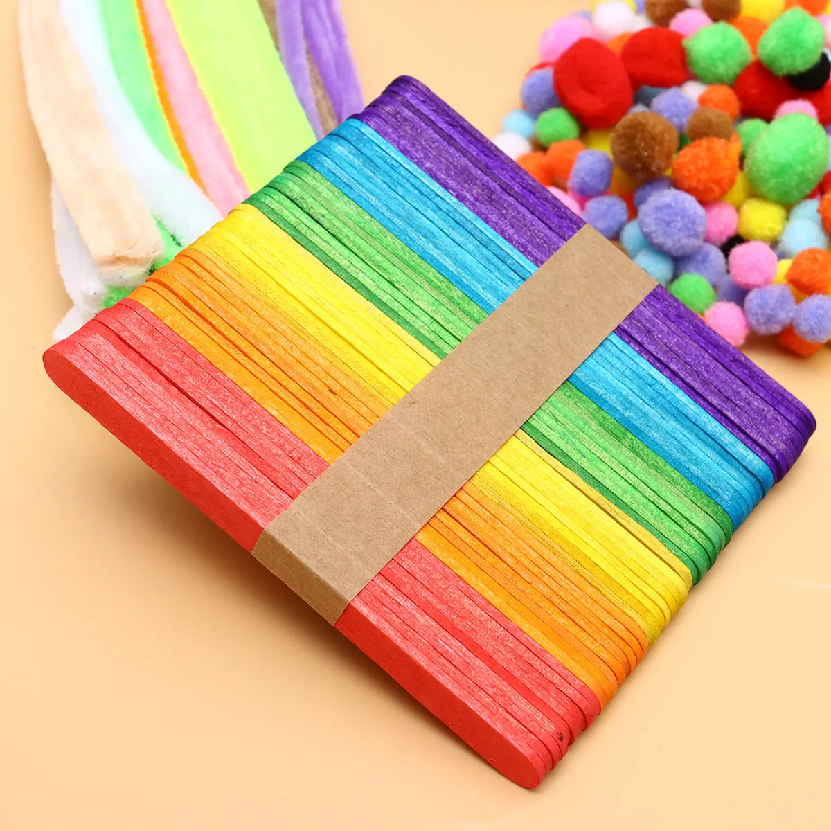 

DIY H Material Bag Bendable Sticks Colored Crafts Stick Toy Projects Kids Fun Accessories Childhood Home Decor