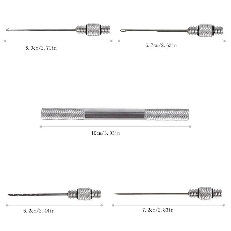 أدوات خيوط الطعم الأوروبي معدات صيد الأسماك الأوروبية خطاف معدني وإبرة مجموعة أدوات الصيد ملحقات معدات صيد الأسماك