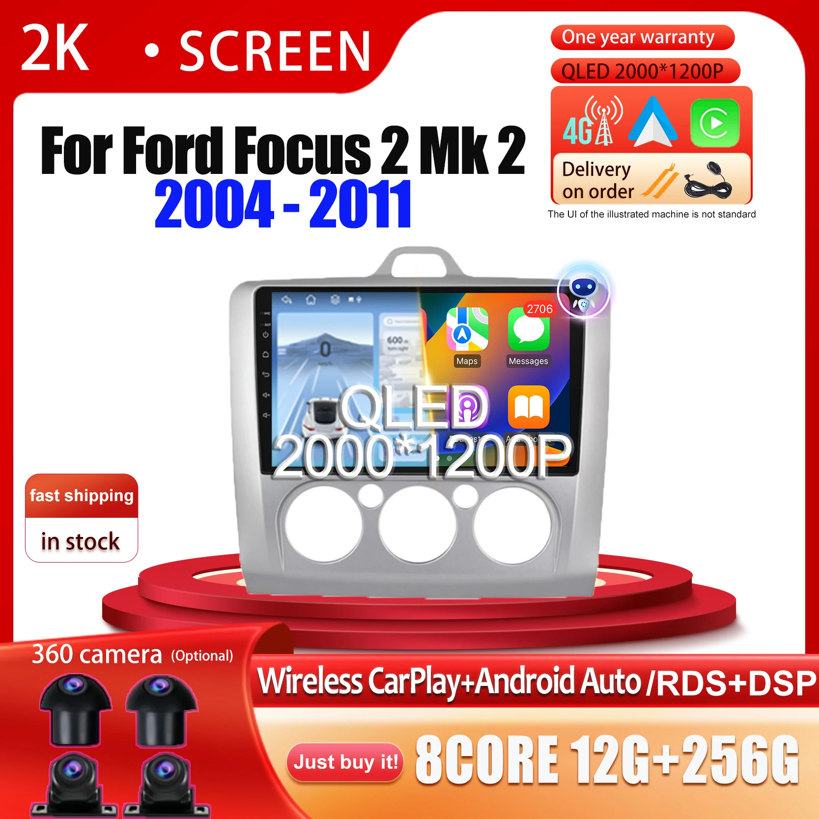For Ford Focus 2 Mk… - image