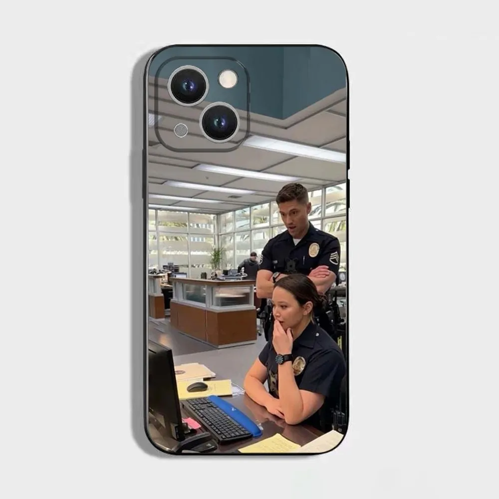 حافظة هاتف Tim Bradford R-Rookied لهاتف iPhone 16,15,14,13,12,11 Plus، Pro Max، XS، X، XR، SE، Mini، 8، 7، غطاء أسود من السيليكون الناعم