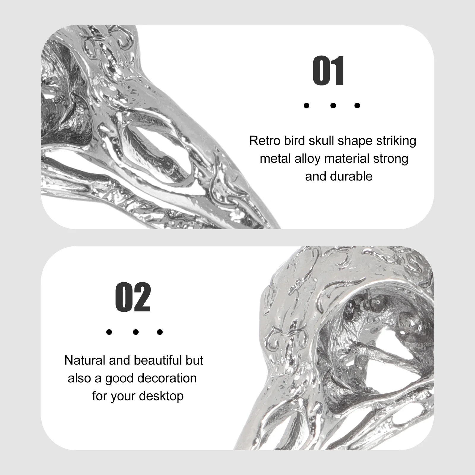 

Creative Birds Head Shaped Crystal Ball Base Premium Metal Display Stand Lightweight Desktop Decor Sphere Holder Alloy Pedestal