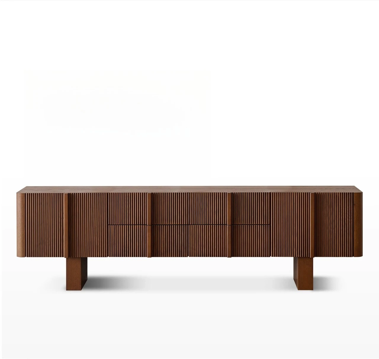 

French antique living room floor locker ash wood solid wood retro storage cabinet