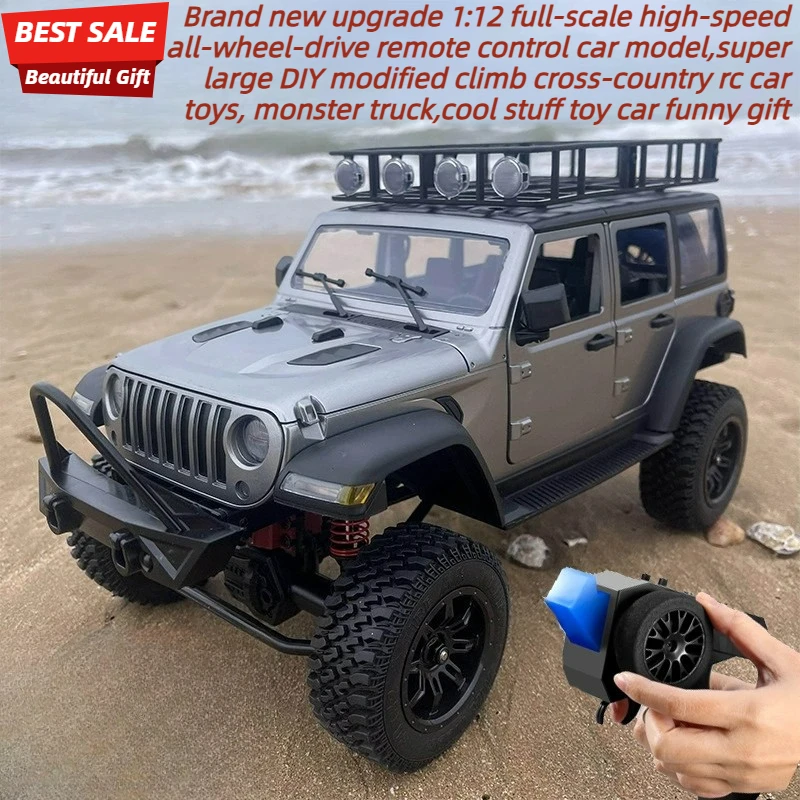 

Cool Stuff Toy Car Funny Gift-1:12 Full Scale 4WD Rc Cars,Climbing Off-road Rc Drift Car,Remote Control Car Model,Toys for Boys