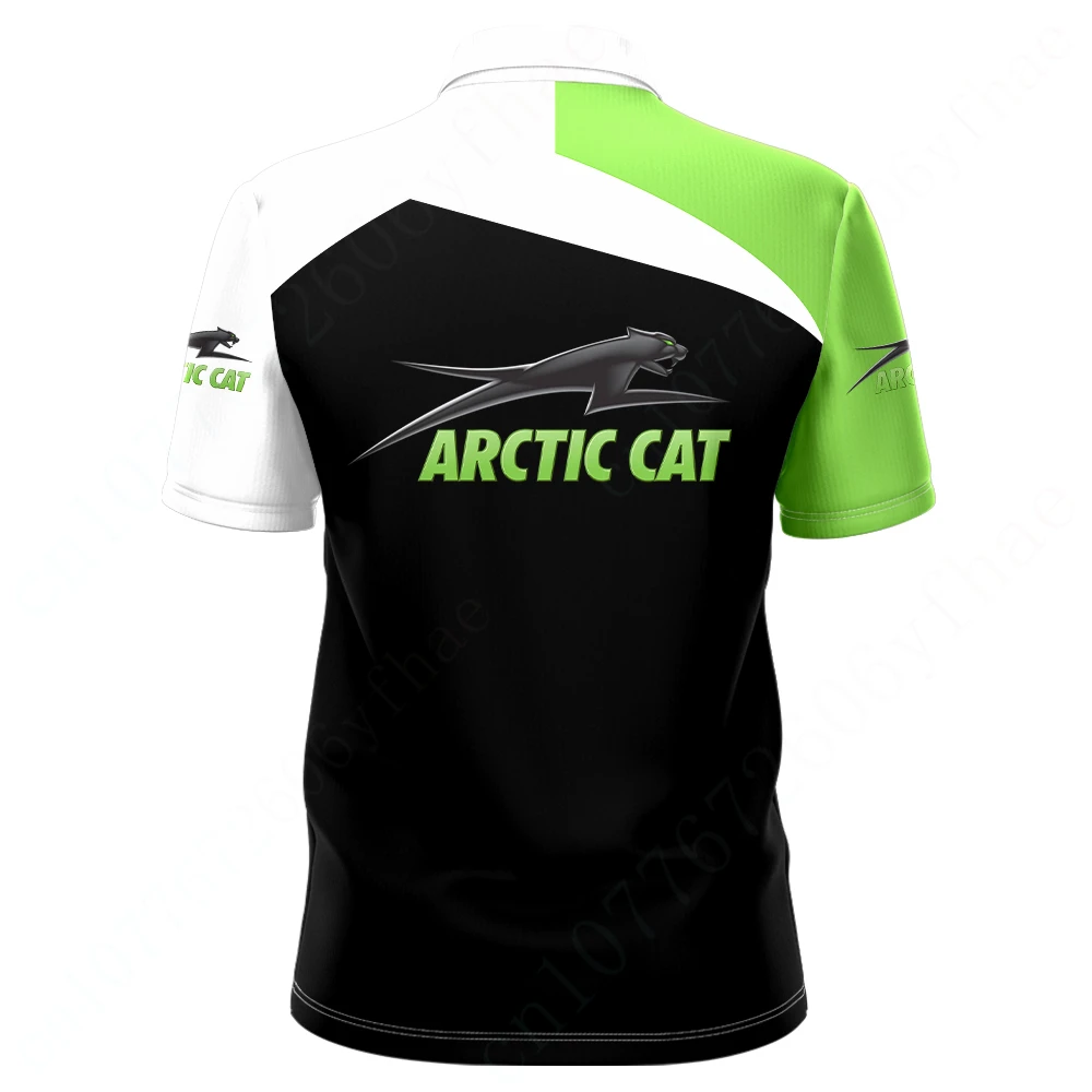 Arctic Cat Unisex Clothing Casual T Shirt For Men Harajuku Golf Wear Anime Polo Shirts And Blouses Breathable Short Sleeve Top