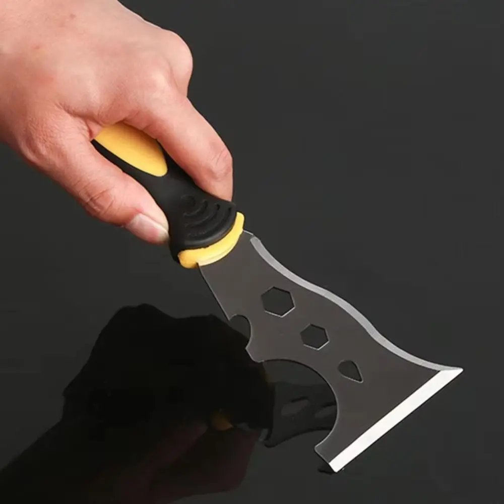 Concrete Finishing Paint Scraper Efficient Scraping Stainless Steel Plaster Shovel High Strength Comfortable Grip