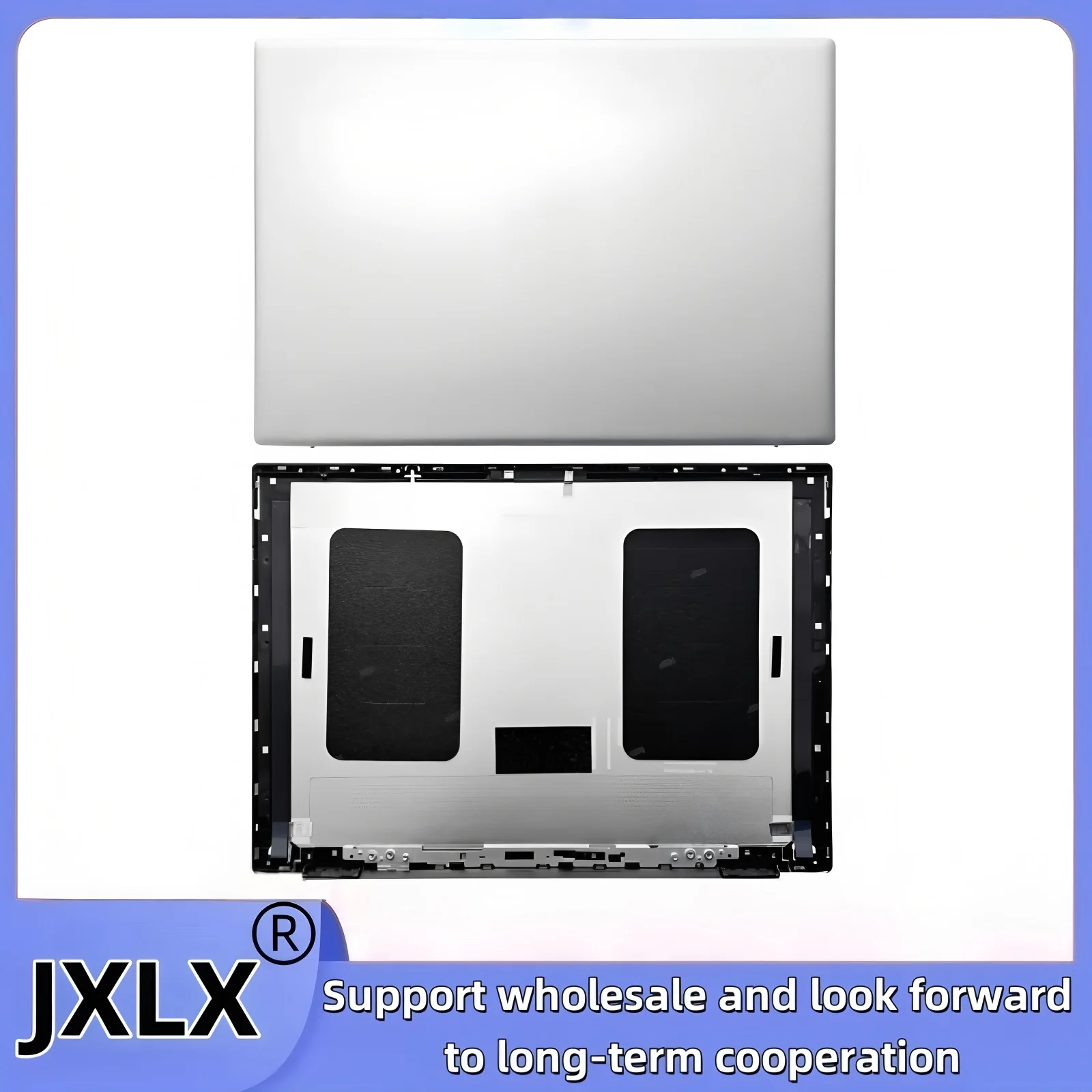 JXLX® Laptop Upper Case Palmrest Cover for Dell Inspiron 16 5630 5635 LCD Front Bezel Bottom Base Cover Compatible with Dell