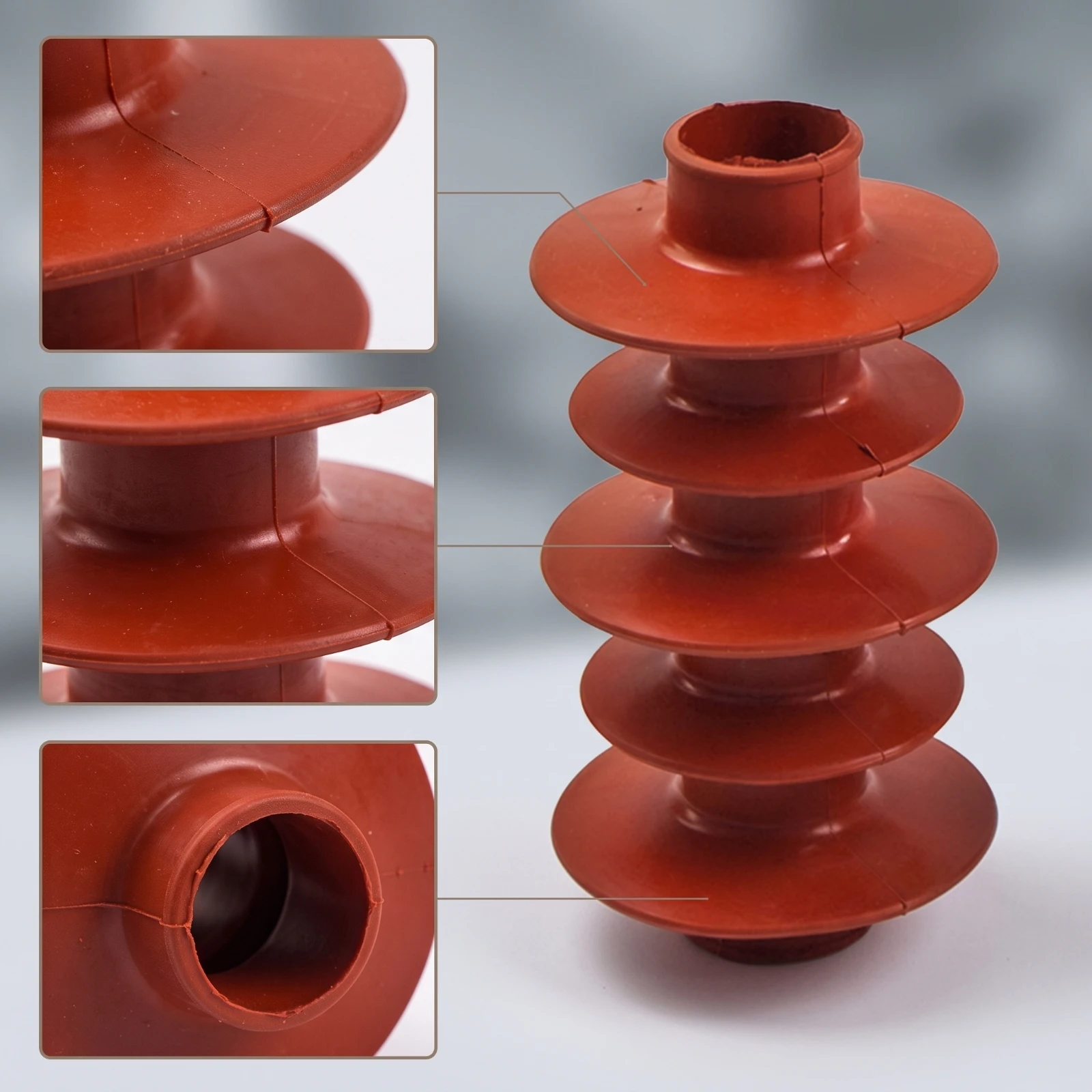 Silicone Rain Cover Insulating Sleeve Impermeable Capuchon Weatherproof Manchon for Outdoor Utility Equipment