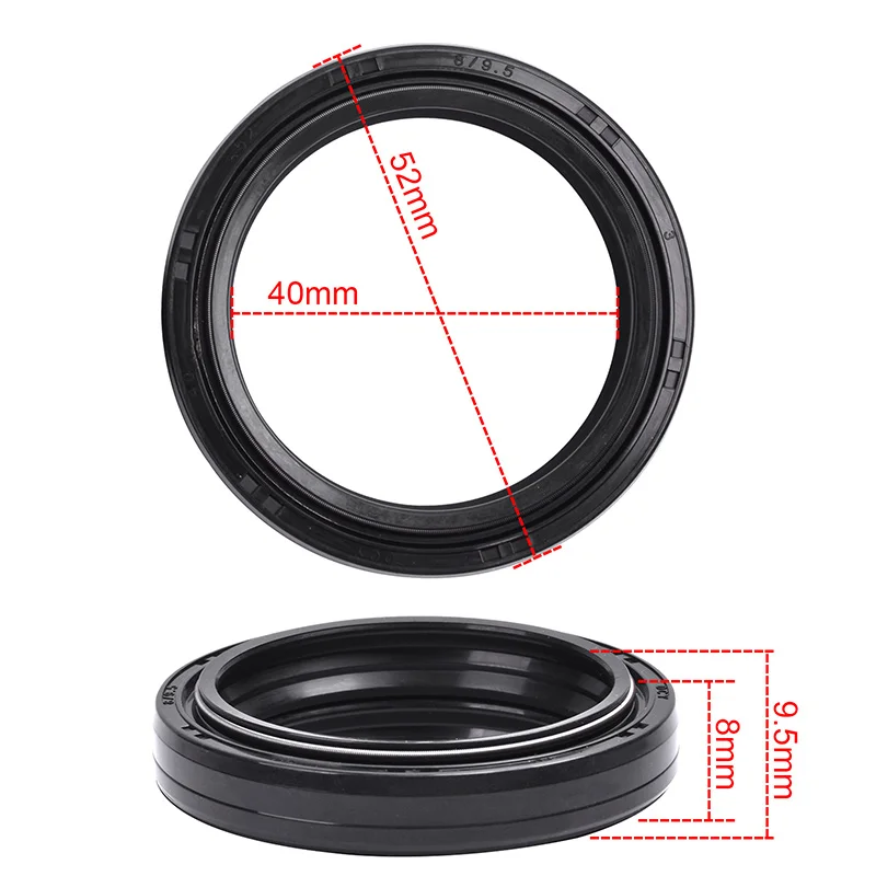 40X52X8/9.5 Front Fork Oil Seal For BMW R80GS Kawasaki KZ1000 Z1000 GPZ1000RX YAMAHA V MAX XVZ 1300 VMX1200 Kawasaki GP KZ1000 view 2