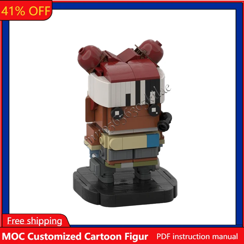 208 PCS MOC Personalizza Famosi personaggi del gioco Serie Lifeline Brickheaded Set Assemblaggio fai da te Giocattoli Collezione regalo per bambini Display